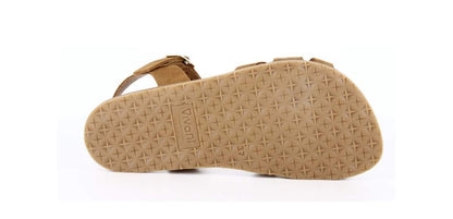 Vivant sandalias barefoot Onix serraje whisky