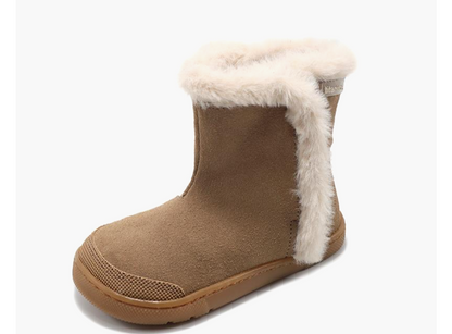 CRB540 Beatriz - Bota Niña Barefoot en Piel (Noce)