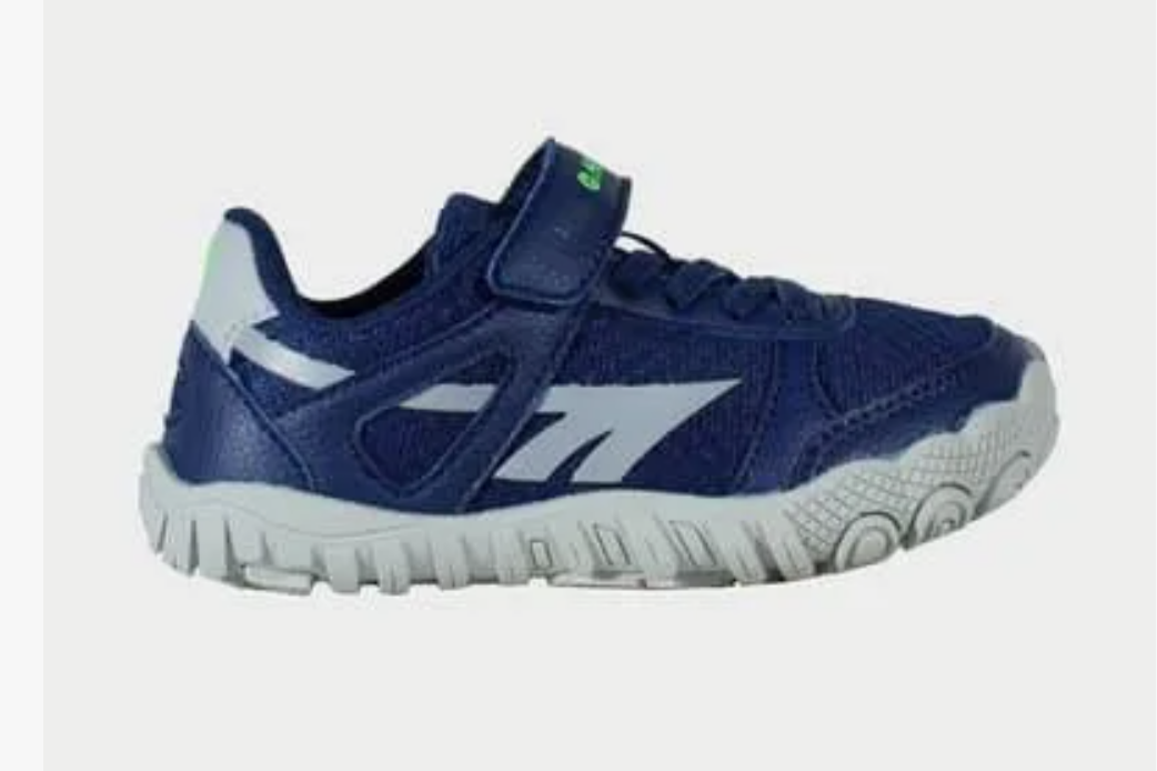 Hi-Tec Court Infantil deportiva barefoot respetuosa Azul Marino/Gris