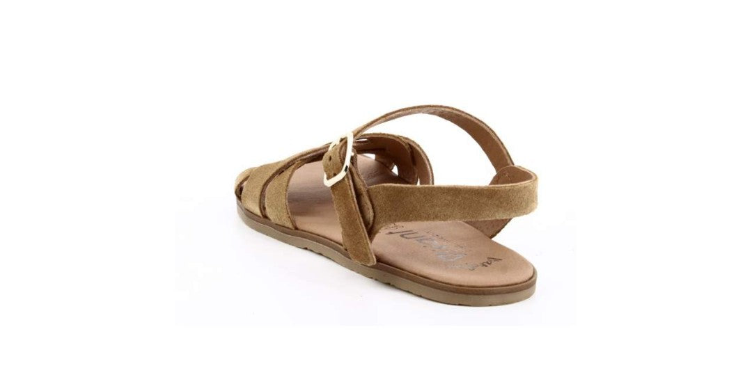 Vivant sandalias barefoot Onix serraje whisky
