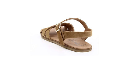 Vivant sandalias barefoot Onix serraje whisky