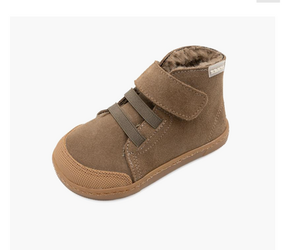 U540 Carlet - Botín Unisex Barefoot (Topo) horma ancha