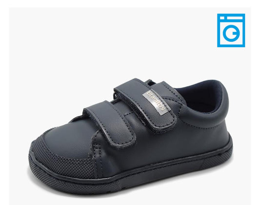 Titanitos deportivas respetuosas Barefoot colegiales azul marino modelo Iván piel lavable
