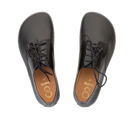 Shapen Fleur negros zapatillas de vestir Barefoot