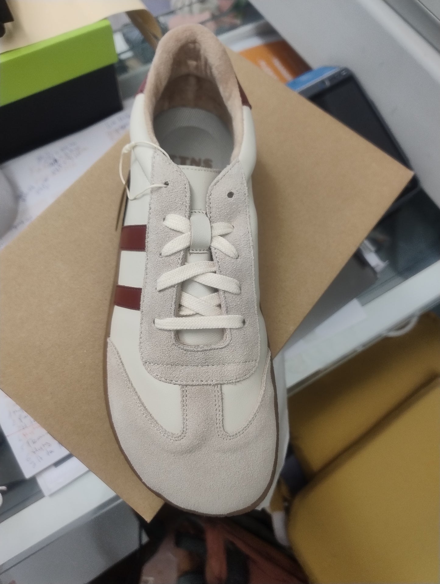 TITANITOS U540 COX - BEIGE BURDEOS con forro en lanilla