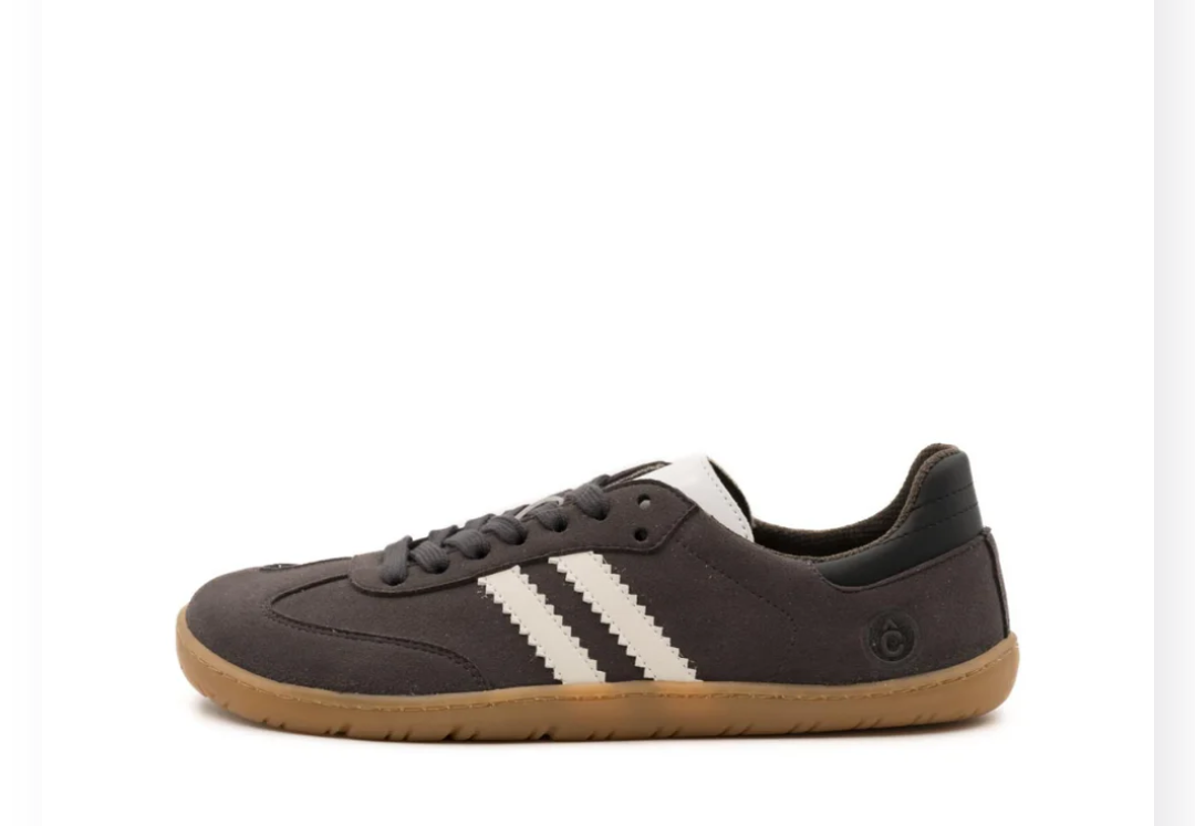 Coqueflex Retro Antracita calzado barefoot respetuoso