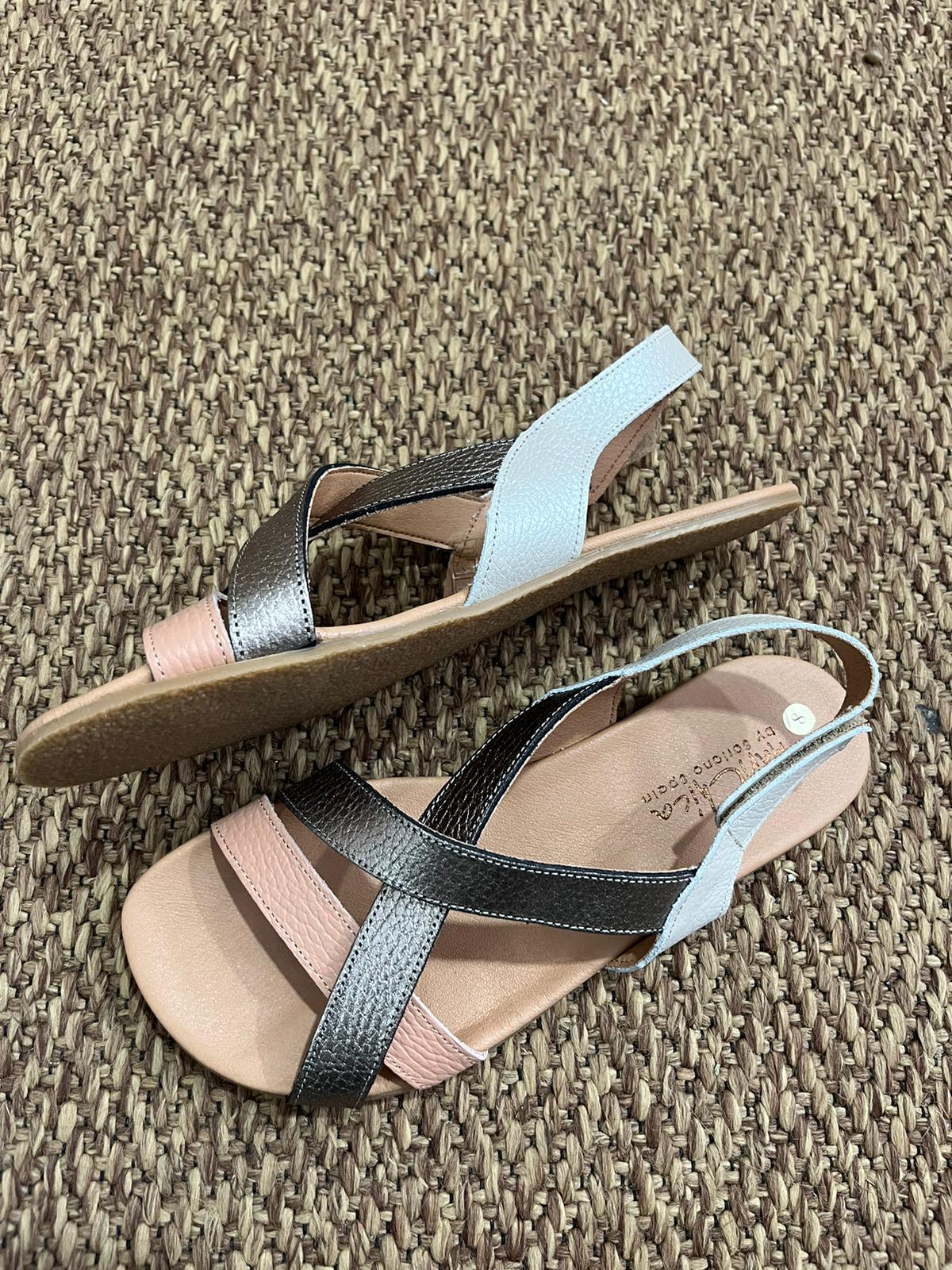 Marichica by Soriano sandalias barefoot de Piel Hecha a Mano en España  Modelo BA1432 Multicava