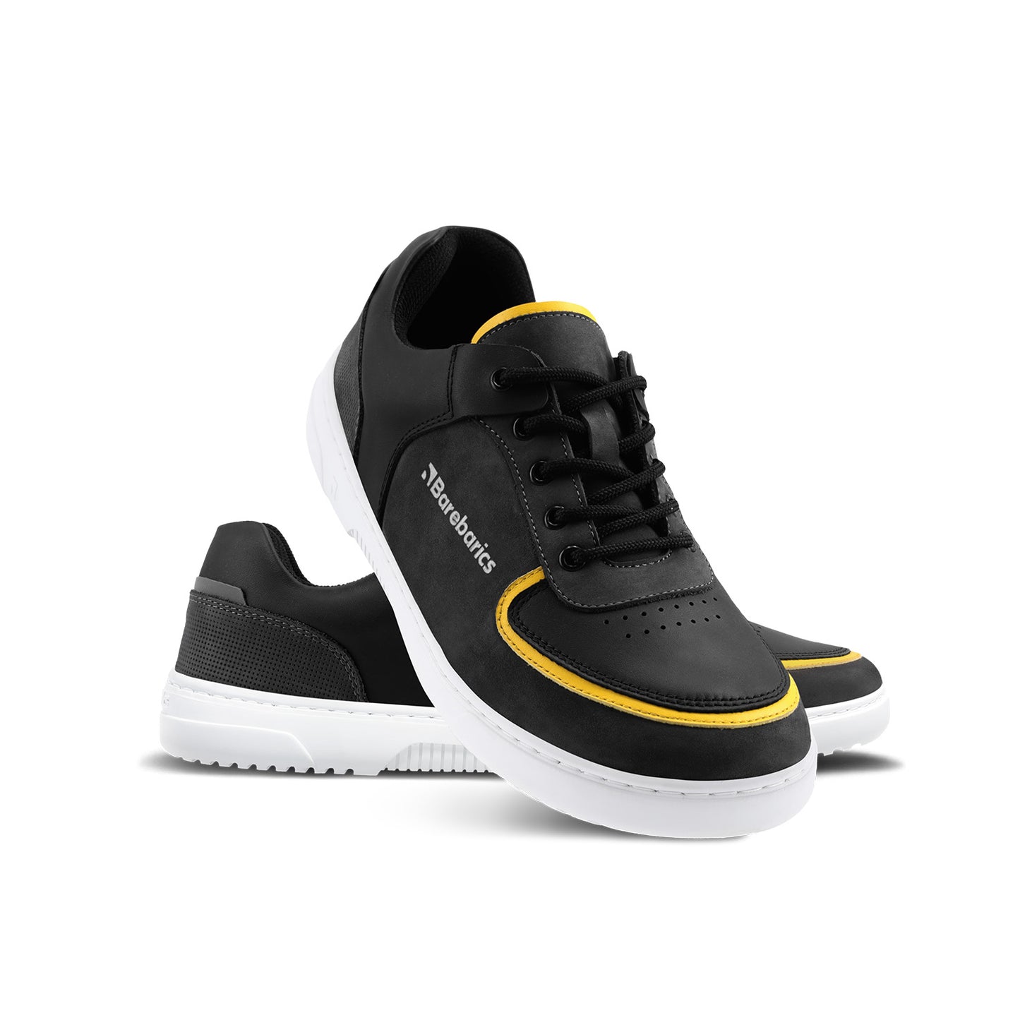 Barefoot Sneakers Barebarics Apollo - Dark Grey & Black